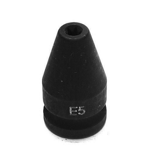 Ударна торцева головка Action 3/8" Torx Е5