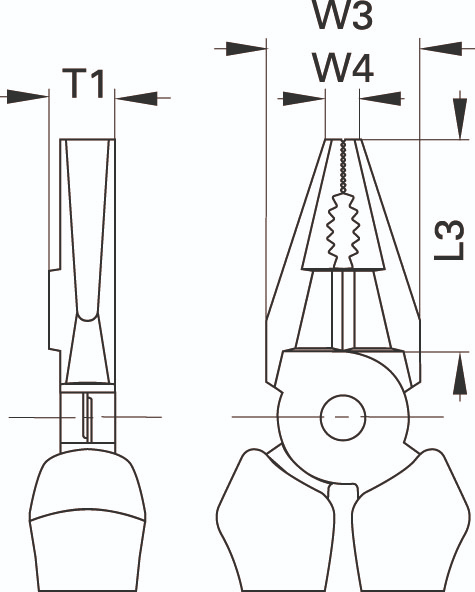 Пасатижі Gedore 8210-200 TL